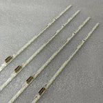 ruban led blanc moderne ampoules led alignées kit téléviseur fixations électriques