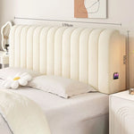 tête lit moderne velours uni beige clair adhésif poche smartphone grande tailleversiblewasher