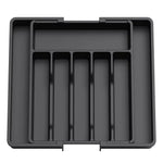 organisateur cuisine ensemble couteaux ustensils bois naturel moderne argenté fonctionnel