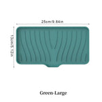 support savon moderne rayures ondulées gris blanc noir vert opacité