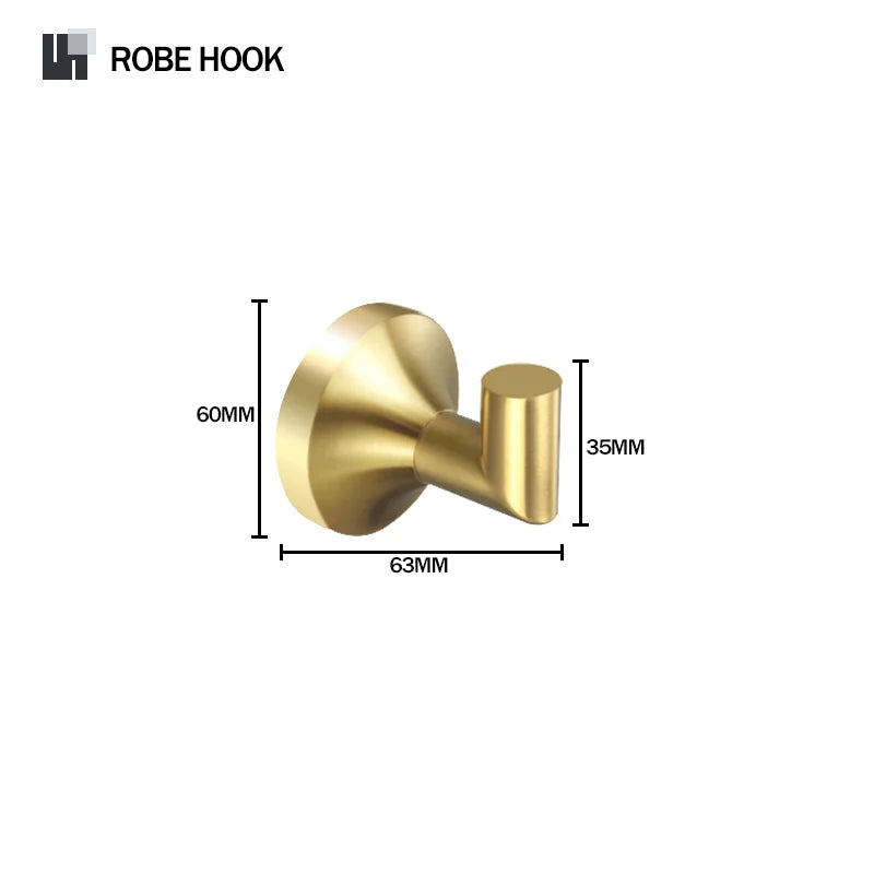 accessoires salle bain doré porte savon porte savonnette porte serviettes moderne minimaliste