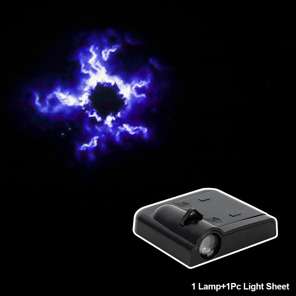 projecteur mural transparent moderne adhésif veilleuse led noir terre projection chambre