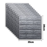 panneaux decoratifs murals adhésifs texture brique moderne gris beige bleu vert rose noir blanc