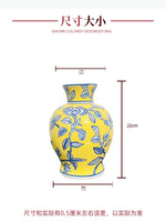vase orange rose vert jaune fleurs bleues classique décoration maison hydroponique arrangement fleurs