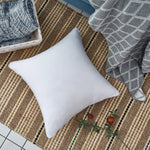 coussins rectangulaires blancs sans motif oreiller doux garnissage polyester moderne
