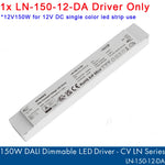 pilote led 150w 12v 24v dali cct constant voltage veromount blanc moderne