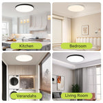 plafonnier led blanc doré moderne télécommande 30w 40w 50w étanche