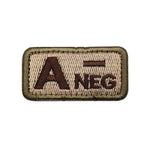 écussons sang type badges patchs militaires vert olive noir crochet boucle 2.5cm 5cm pos