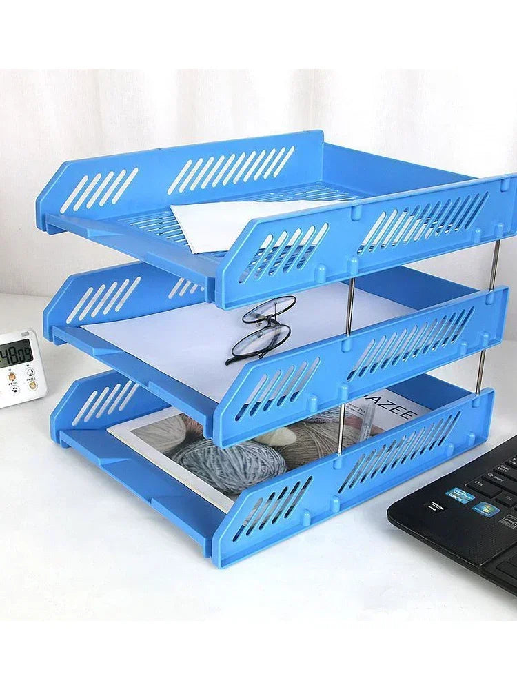 Organisateur bureau rose rangement pratique accessoires