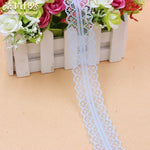 ruban dentelle 30mm violet rose orange bleu noir blanc motifs floraux classique polyester