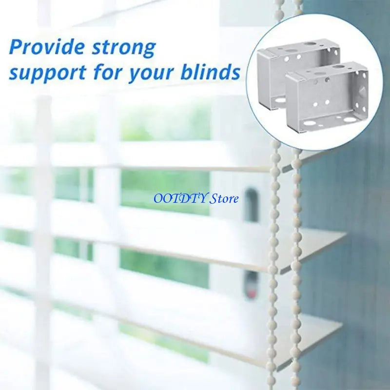 supports stores blanc moderne clips vis fenetre plat lisse opacité fixe clips