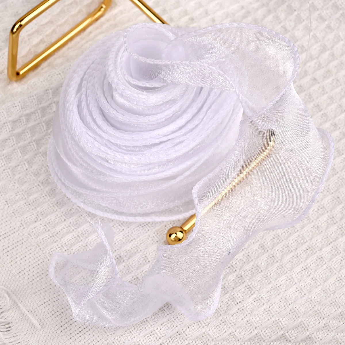 ruban organza translucide emballage cadeau décoration mariage couture accessoire cheveux coiffure élégant