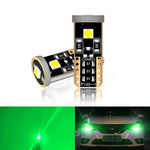 ampoules led t10 w5w blanc bleu rouge violet vert super lumineuses modernes haute qualité