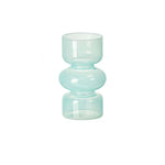 vase verre moderne blanc vert bleu rose noir geometrique decoration intérieure fleurs artificielles