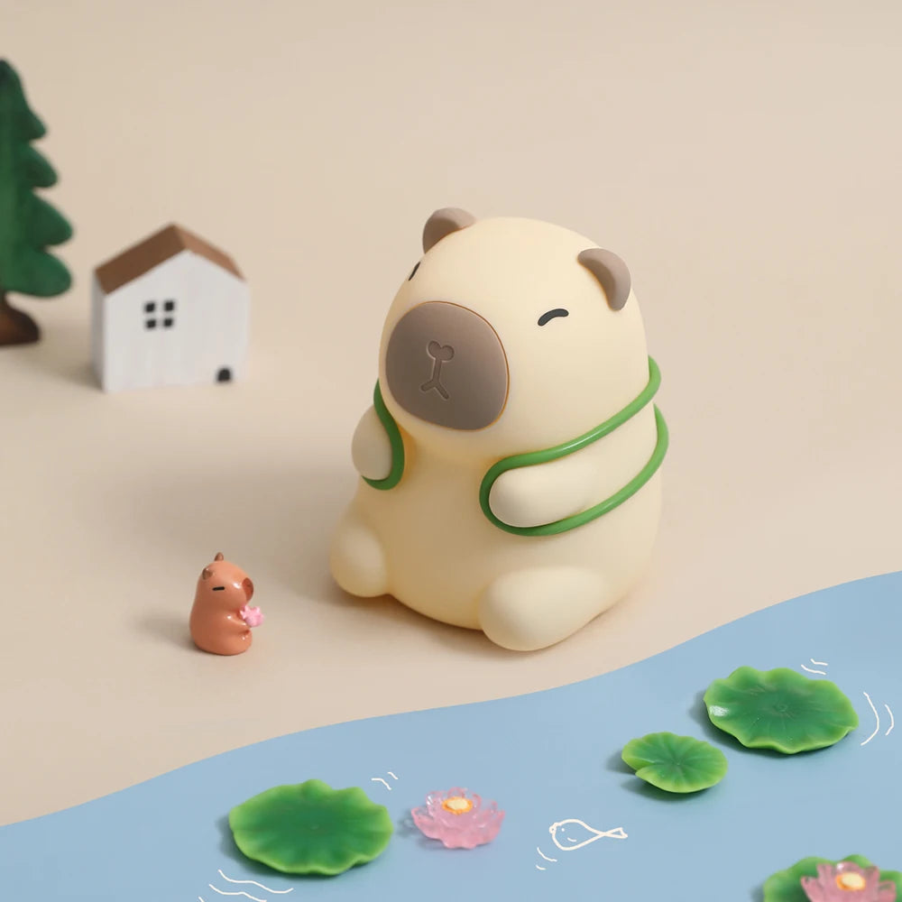 veilleuse animaux silicone cartoon rechargeable led table enfant douce mignonne colorful
