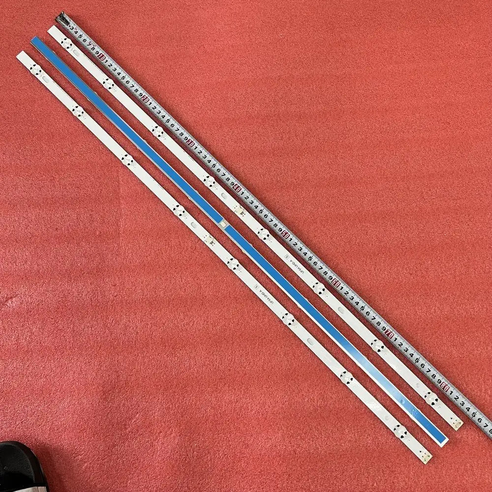bande lumineuse led blanc moderne connecteurs électriques 80cm 10unités téléviseur