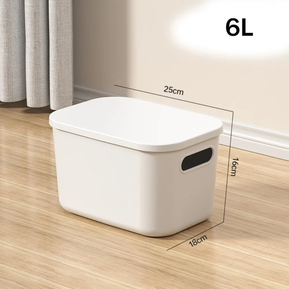 boîtes rangement empilables boîte rose clair blanc modernes minimalistes poignées plastique