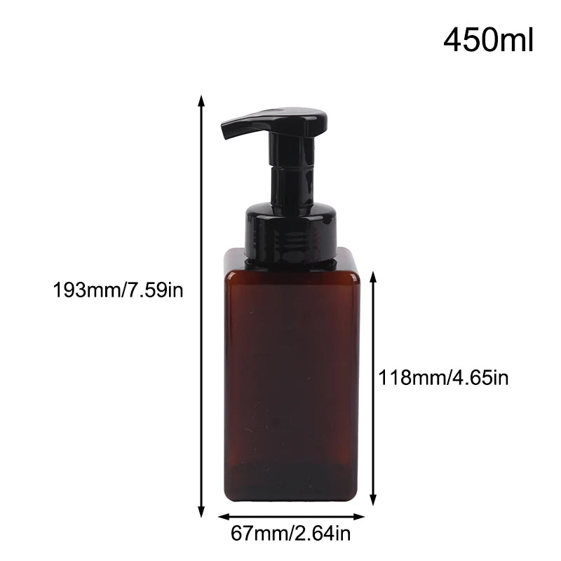 distributeur savon liquide mousse 250 450 ml vert foncé noir moderne minimaliste poignée pompe