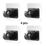 porte coudes rideau adhésifs transparents modernes accessoires rideaux ajustables clips crochets anneaux boucles plastique