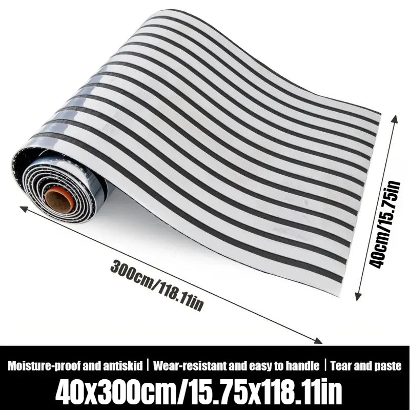 sticker mural auto adhésif texture miroir noir blanc rayures horizontales moderne autocollant