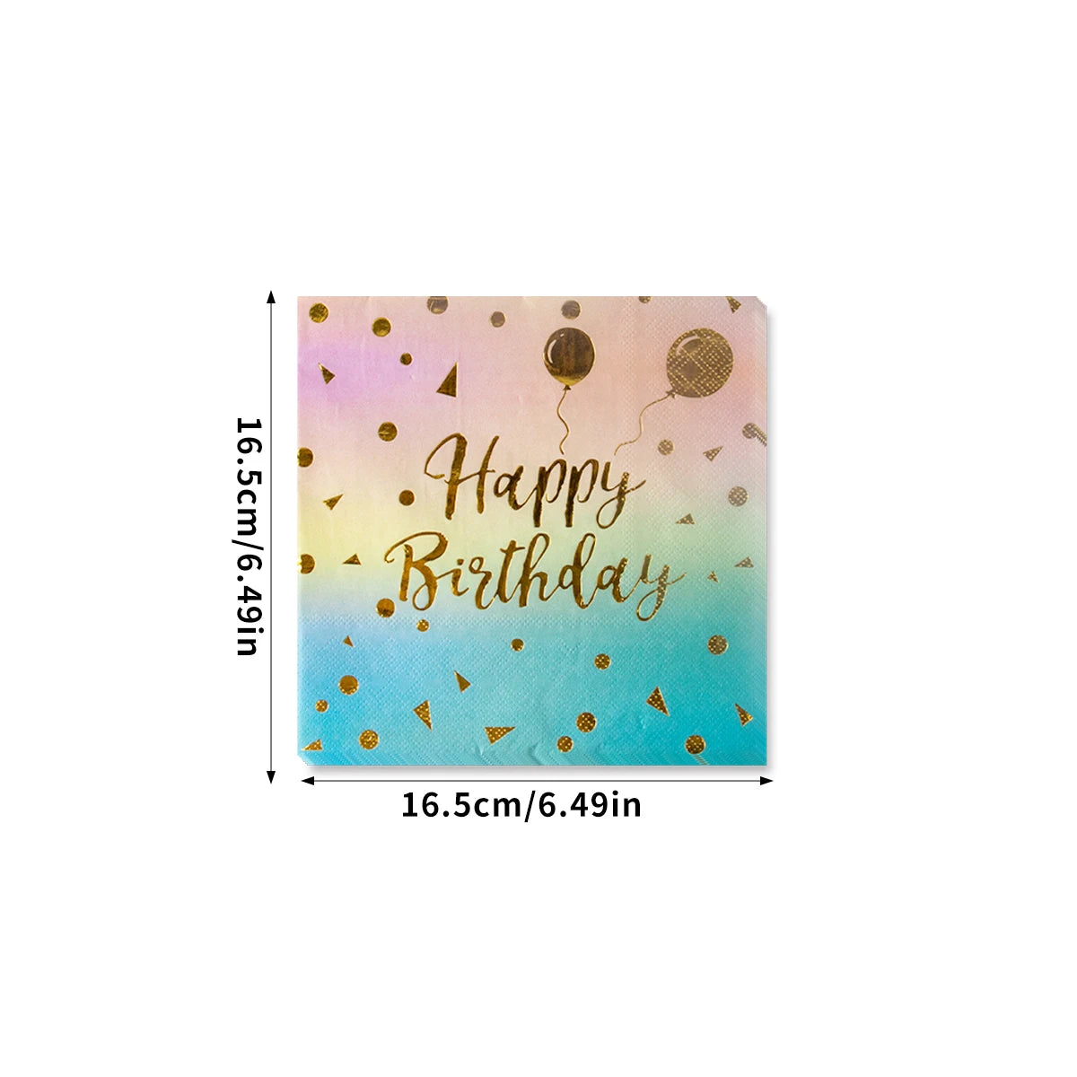 assiettes jetables rose bleu doré happy birthday confettis dorés serviettes verres festifs anniversaire mariage