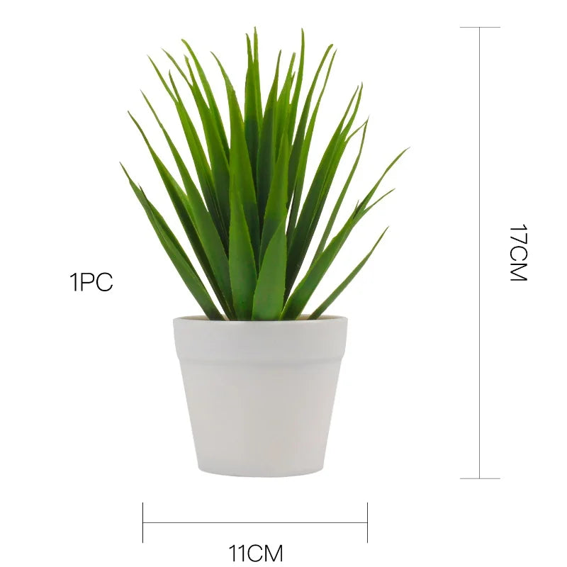 décoration intérieure plante artificielle pot blanc feuille verte bocal minimalisteextérieur maison