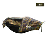 hamac camouflage adulte extérieur noir marron vert olive sécurité bâche rangement camping