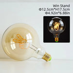 ampoule led filament transparente dorée love dream note vintage métallique moderne chambre 220v