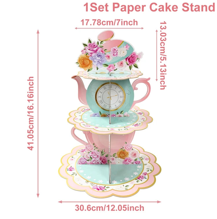 stand cupcakes rose fleurs romantique anniversaire mariage baptême vintage