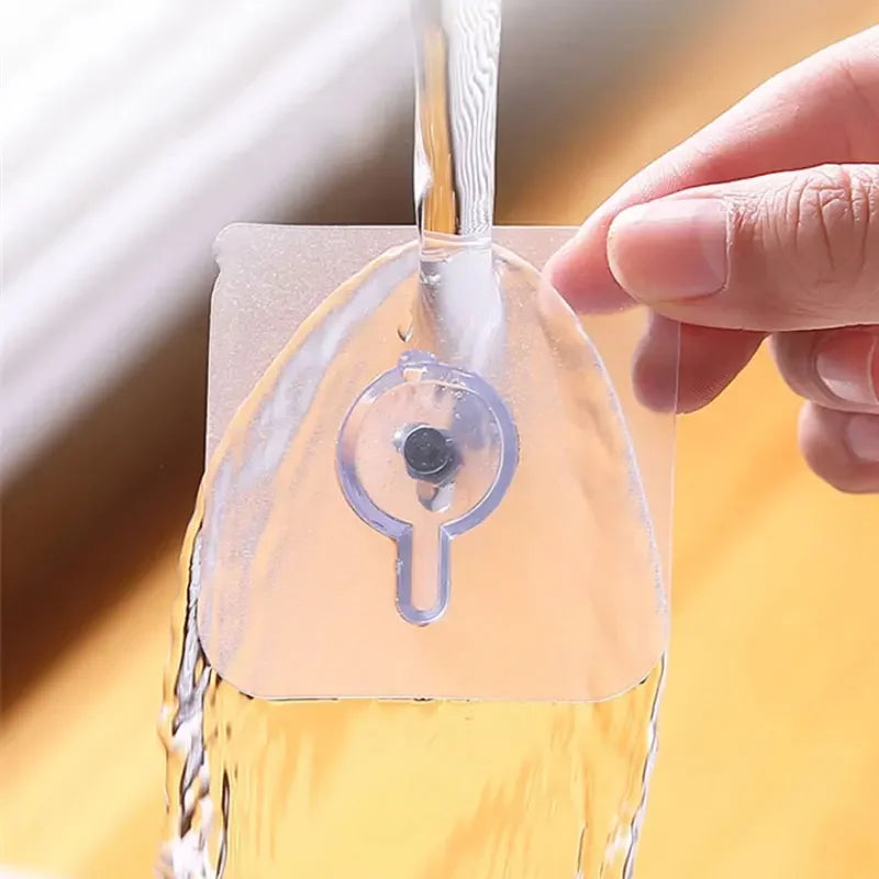 porte gobelets adhésifs transparents modernes minimalistes 60x60mm 10pcs 20pcs 30pcs 45pcs 50pcs variété