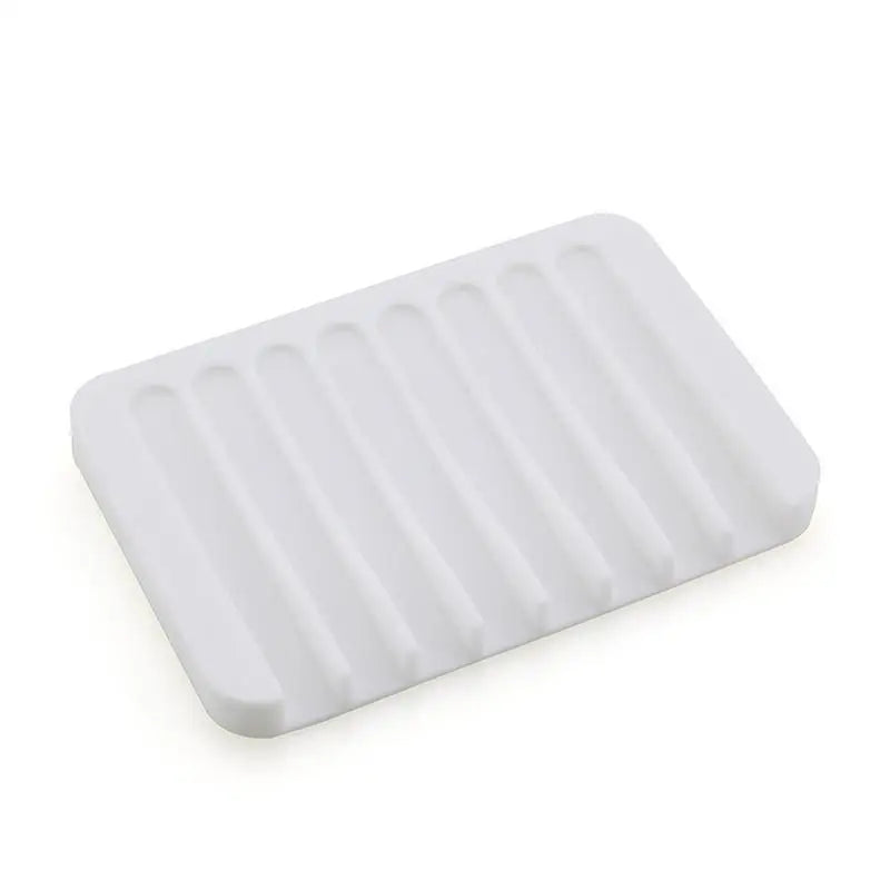 support savon noir rayures moderne égouttement éponge cuisine salle bain