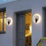 lampe murale led moderne blanc noir minimaliste chambre salon éclairage quotidien fixée mur