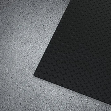 tapis sol noir diamanté industriel imperméable antidérapant garage extérieur bain voiture