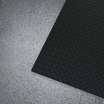 tapis sol noir diamanté industriel imperméable antidérapant garage extérieur bain voiture