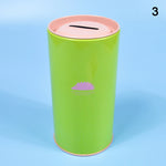 tirelire forme animal moderne simple métal couleur vert rose bleu clair pastel