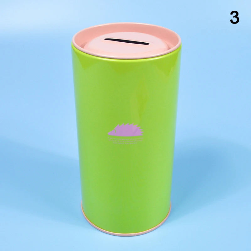 tirelire forme animal moderne simple métal couleur vert rose bleu clair pastel