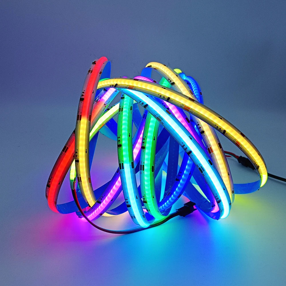 ruban led flexible couleur rvb adhésif double face moderne minimaliste 720 diodes led intégées