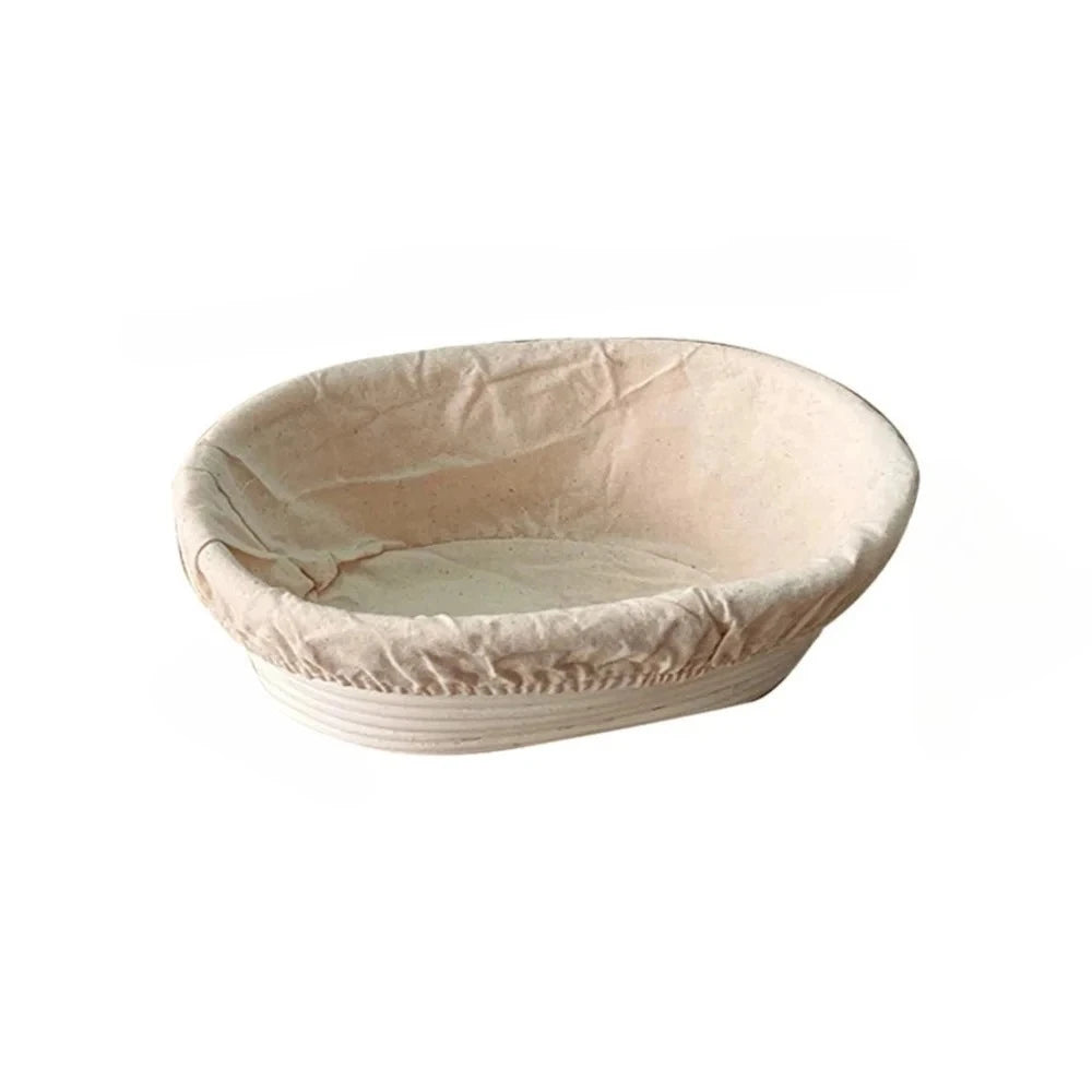 panier pain tissu rayures horizontales classique couverture beige levée pain maison