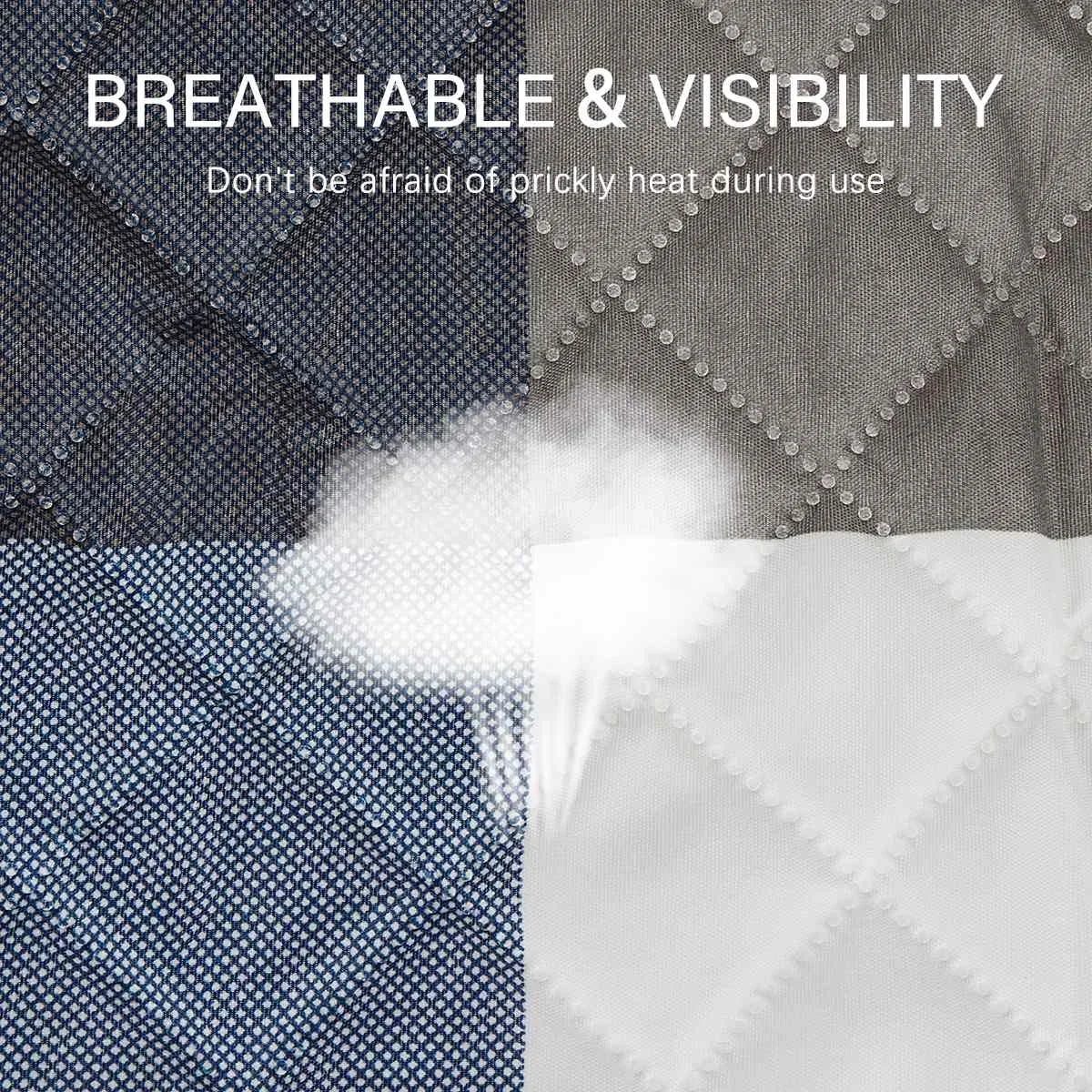 coussin absorbant gris blanc carreaux moderne coton imperméable lavable lit protection incontinence adultes enfants