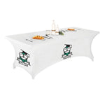 housses table graphiques moderne noir blanc réutilisables 4ft 6ft 8ft