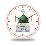 horloge murale moderne horaire azan calendrier hijri affichage numérique analogique İslam motifs