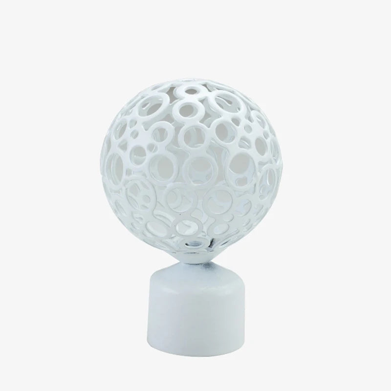 boules rideau blanc noir clips decoration moderne maison accessoires tringle rideaux