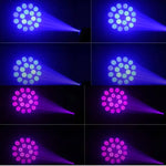 projecteur led professionnel 180w spot effets couleurs gobos dmx scènes dj moderne
