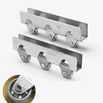 rouleau rideau argenté moderne fixe 8mm 10mm transparent fonctionnel deux pièces