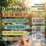 panneau decoratif mural bois floral oiseaux classique rustique jardin familial vert beige bleuclair jauneclair