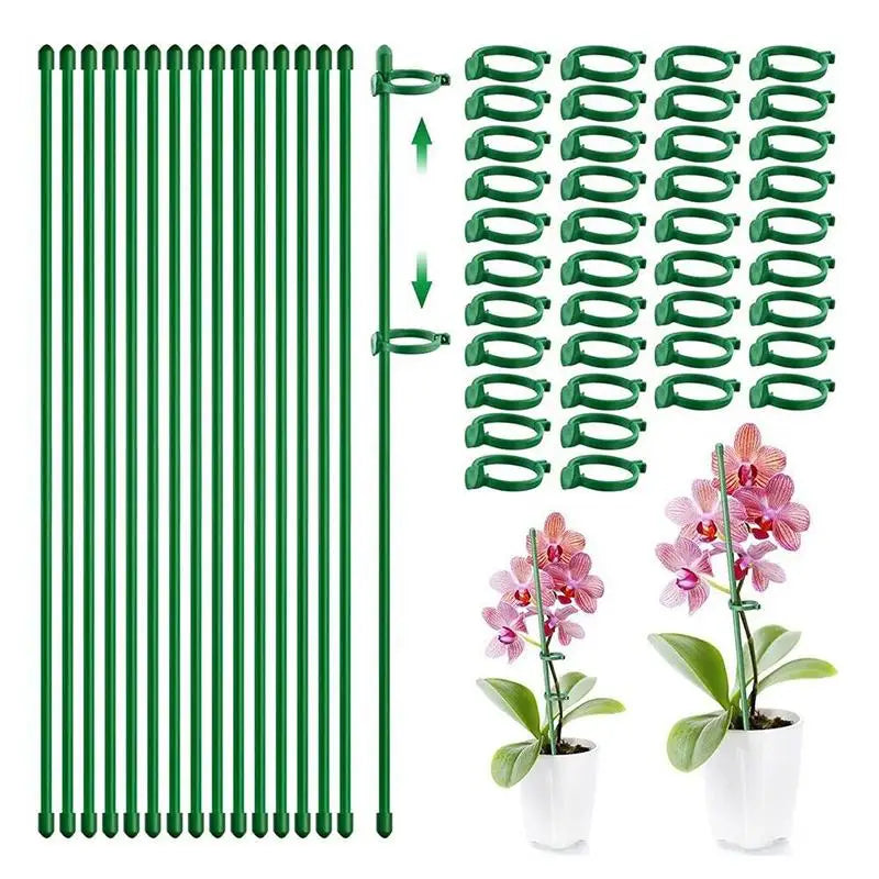 tuteur plante vert simple boucle ajustable support pot fleur jardinextérieurintérieur