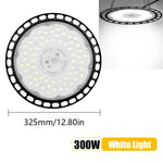 lumière led ufo high bay industrielle moderne 200w 82000lm étanche noire 220v