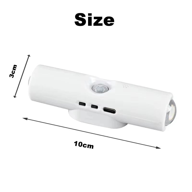 lampe murale moderne adhésif blanc flux lumineux 249 2000 rechargeable capteur mouvement veilleuse prise