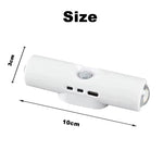 lampe murale moderne adhésif blanc flux lumineux 249 2000 rechargeable capteur mouvement veilleuse prise