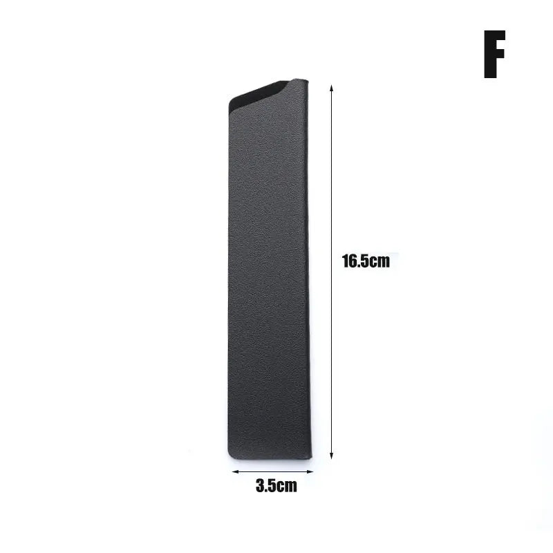 protège couteau noir adhésif durable moderne protection cuisine matériau métal